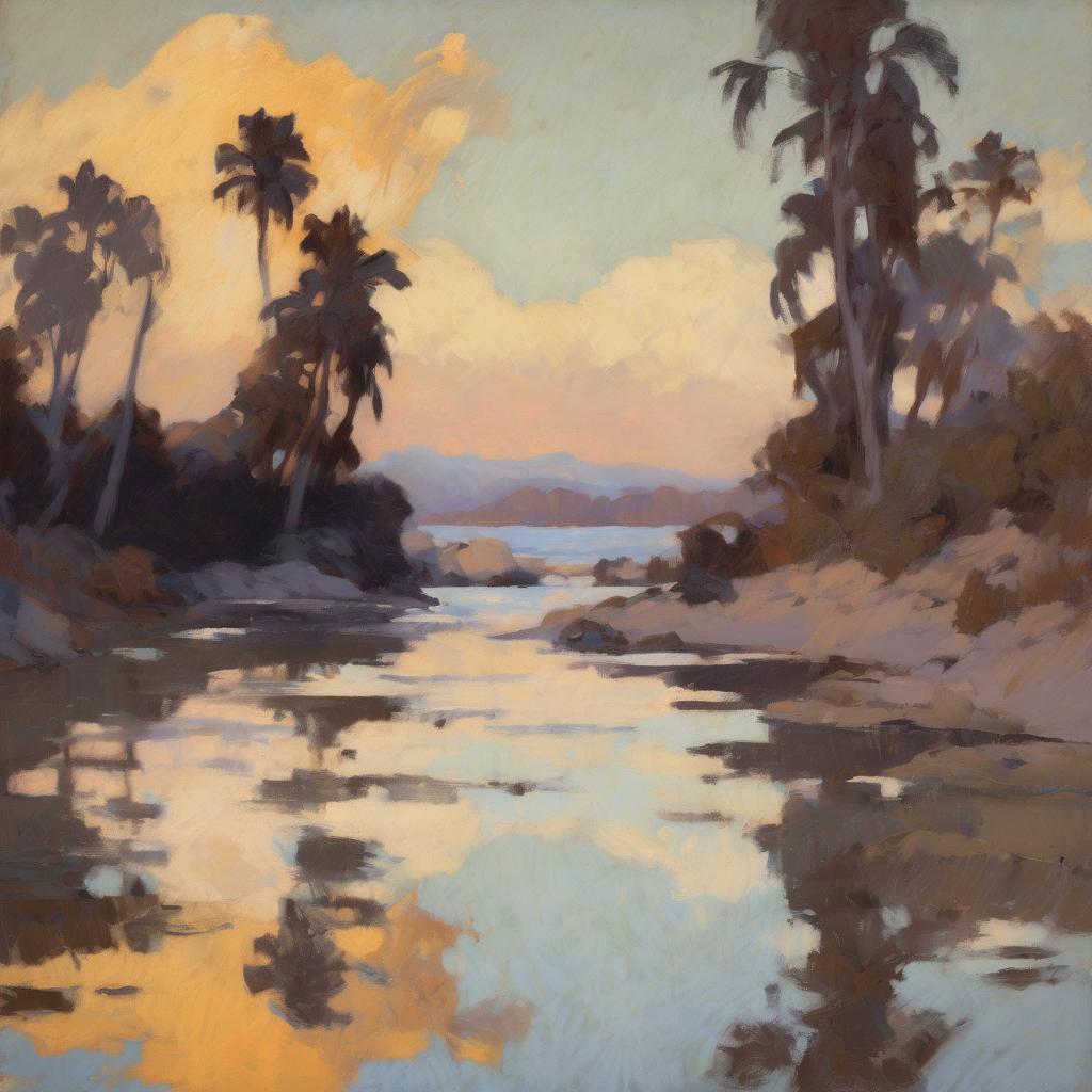 Ο στιλ και οι τεχνικές του Frank Weston BENSON